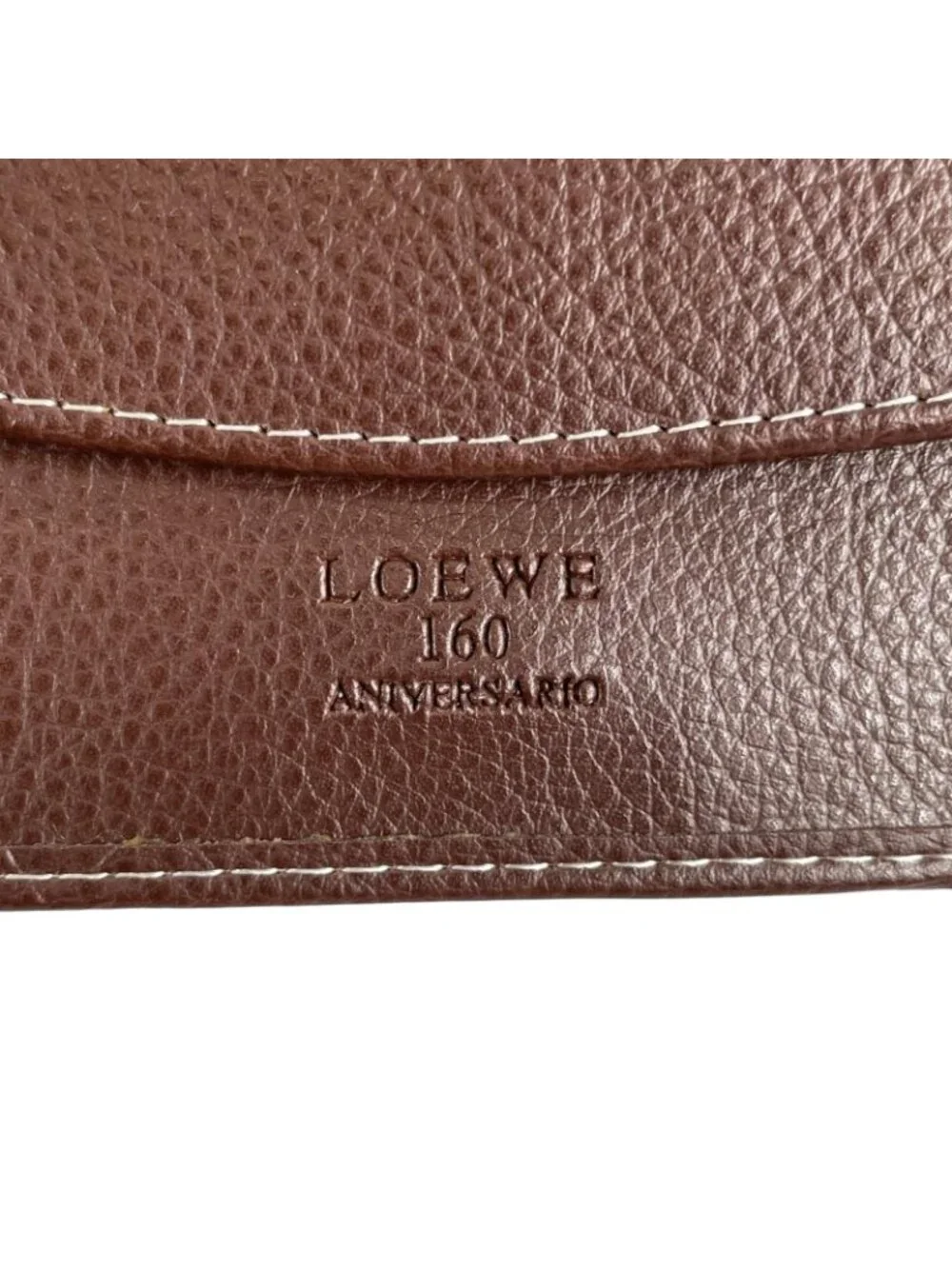 Loewe Wallet Leather Brown